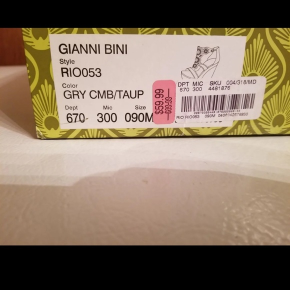 Gianni Bini Wedges Size9 - Picture 3 of 4